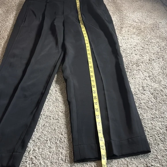 Vince. Large black trouser pants pull on elastic back waist women’s $325 work - Picture 5 of 12